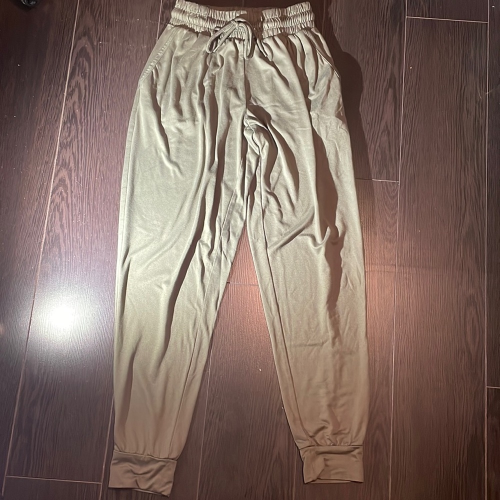 Army green joggers
